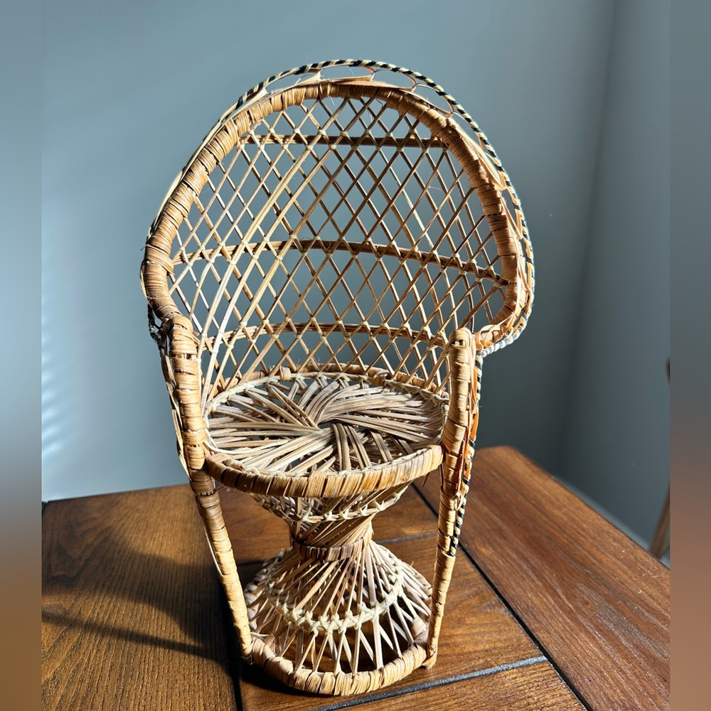 VTG MINI  Peacock Chair/ Plant Stand